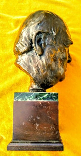 Very Rare Lawrence Ludtke Bronze Bust of Sir Winston S.  Churchill 6 of 150 2