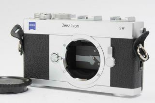 Rare [unused Top Mint] Zeiss Ikon Sw 35mm Rangefinder Film Camera Silver 1299
