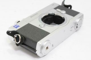 RARE [Unused Top Mint] ZEISS IKON SW 35mm Rangefinder Film Camera Silver 1299 5