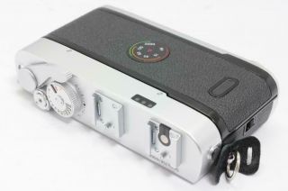 RARE [Unused Top Mint] ZEISS IKON SW 35mm Rangefinder Film Camera Silver 1299 7