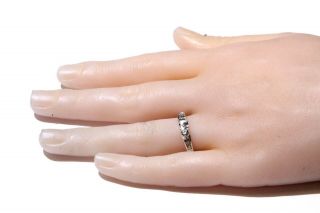 14k white gold.  50ct diamond semi mount engagement ring 3.  8g vintage estate 7