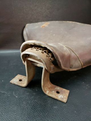 Antique motorcycle seat post Hendee Hedstrom Indian Troxel vintage seat bracket 2