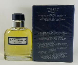 VINTAGE DOLCE & GABBANA POUR HOMME EDT 125ml spray,  MADE IN ITALY 