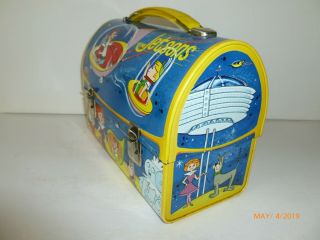 1963 Vintage JETSONS metal DOME LUNCH BOX - - 10