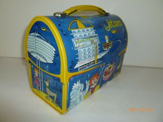 1963 Vintage JETSONS metal DOME LUNCH BOX - - 11