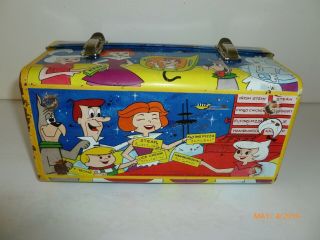 1963 Vintage JETSONS metal DOME LUNCH BOX - - 6