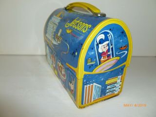 1963 Vintage JETSONS metal DOME LUNCH BOX - - 8