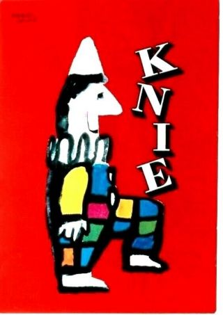 Vintage Poster Knie Swiss Circus 1956 Leupin