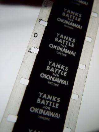 3 Vintage 1940s WWII 16mm NEWS FILM REELS Japan ' s Surrender Okinawa News Parade 5