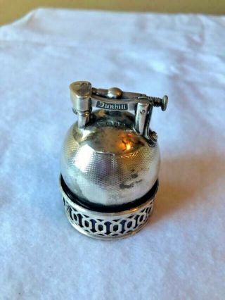Rare 1929 Dunhill Unique Solid Sterling Silver Ball Lighter