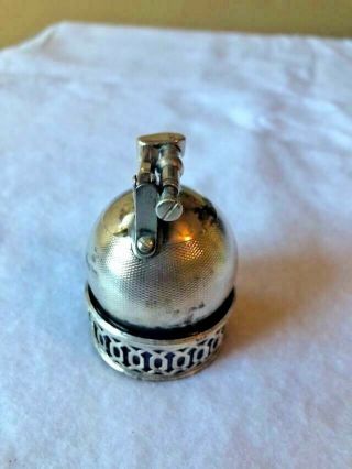 Rare 1929 Dunhill Unique Solid Sterling Silver Ball Lighter 6