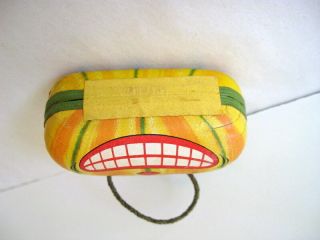 Smiling Jack - O - Lantern Purse Vintage German Halloween Candy Container; 5