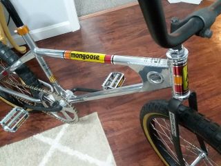 Vintage Mongoose Custom Bmx 1977 Turned 1975 Motomag Skyway Gt Dg Old School