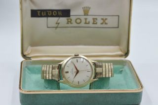 1960 Vintage Rolex Tudor Prince 17j Automatic Mens Wristwatch For Repair & Box