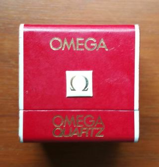 Gents Vintage Omega Quartz Red Watch Box For Seamaster,  Calypso Etc.