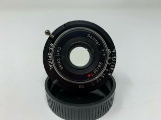 RARE Contax T2 Zeiss T 38mm f2.  8 Lens converted to Leica M Mount by MS Optical 2