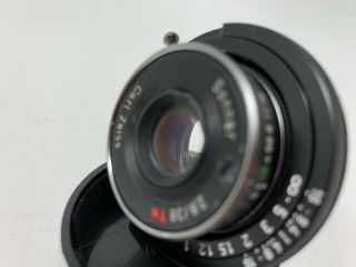 RARE Contax T2 Zeiss T 38mm f2.  8 Lens converted to Leica M Mount by MS Optical 3