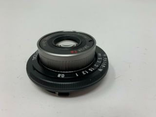 RARE Contax T2 Zeiss T 38mm f2.  8 Lens converted to Leica M Mount by MS Optical 8