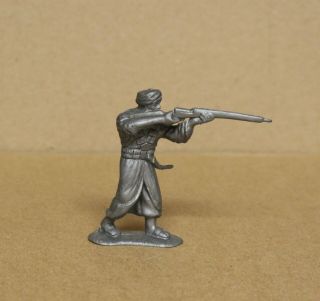 1950’s Marx Captain Gallant Play Set 60mm Silver Arab Firing Rifle