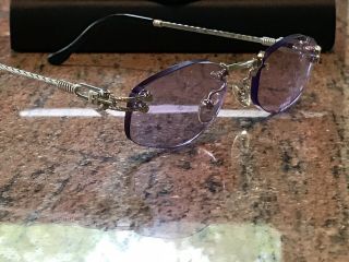 Fred Orcade Lunettes Cartier Jean Paul Gaultier Sunglasses Titanium Platinum