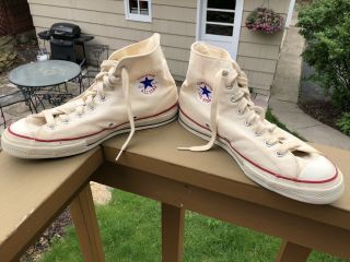 VINTAGE 1959 - 1961 Converse Chuck Taylor All Star High Tops - Blue Label Size 9 2