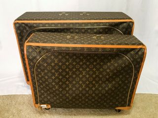 TWO Vintage Louis Vuitton Pullman Monogram Suitcases - Check them out 2