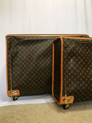 TWO Vintage Louis Vuitton Pullman Monogram Suitcases - Check them out 3