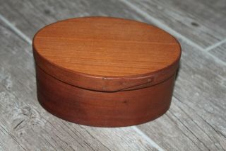 Vintage Shaker Style Wooden Oval Box - Rj Monroe