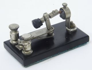 Antique Ghegan Crystal Radio Detector early wireless 1920s vintage Marconi era 3