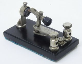 Antique Ghegan Crystal Radio Detector early wireless 1920s vintage Marconi era 4
