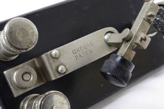 Antique Ghegan Crystal Radio Detector early wireless 1920s vintage Marconi era 7