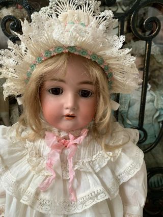 Rare Antique German Simon & Halbig Kammer & Reinhardt Doll In Dress