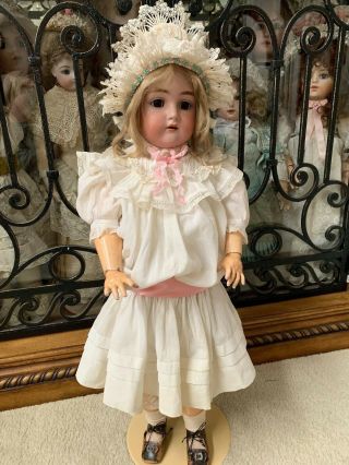 RARE Antique German Simon & Halbig Kammer & Reinhardt Doll in Dress 6