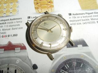 Vintage 1960s Jaeger LeCoultre Memovox mens Alarm watch [FOR PARTS OR REPAIR] 2