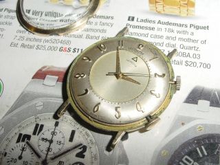 Vintage 1960s Jaeger LeCoultre Memovox mens Alarm watch [FOR PARTS OR REPAIR] 6