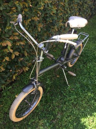 VINTAGE 70 ' s RALEIGH FOLDING BICYCLE 3 speed 16” Wheels Made in England 3