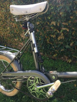 VINTAGE 70 ' s RALEIGH FOLDING BICYCLE 3 speed 16” Wheels Made in England 4