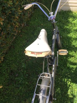 VINTAGE 70 ' s RALEIGH FOLDING BICYCLE 3 speed 16” Wheels Made in England 6
