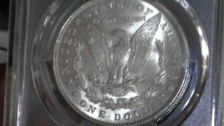 1893 Morgan Silver Dollar $1 - PCGS MS62 (UNC BU) - Rare Date 1893 - P Coin 3
