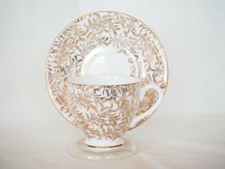 Vintage Tea Cup And Saucer English Bone China