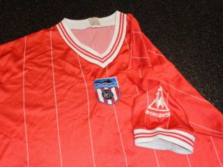 Vintage Match Worn Sunderland Le Coq Sportif Football Shirt 1980s 2