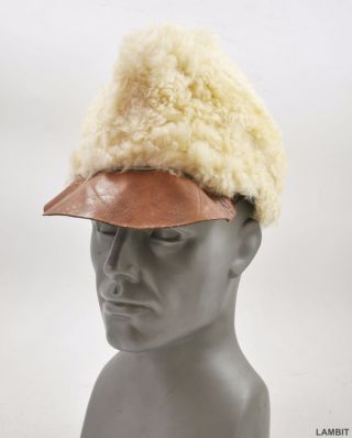 Winter Wool Hat Cap From Swedish Army Wwii Sl.  Size 56 (5)