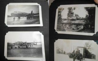 Vtg 1944 - 45 WW2 US Army GI Photos Camp Fannin TX Palau Islands Jeep Tank Plane 6