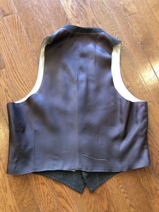 Vintage 1940’s 3 Piece Suit Gabardine Wool Size 42 Jacket 7