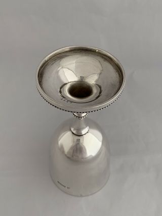 Antique Sterling Silver Goblet Wine Cup 1920 Sheffield MARTIN HALL & CO 10