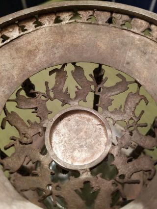 Antique Rare Persian Silver Pedestal Compote Bowl 7