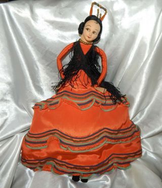Vintage Norah Wellings Cloth Tea Cozy Cosy Doll Rare