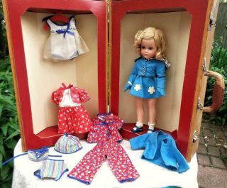 Arranbee R & B 14 " Composition Nancy Lee Doll Clothes And Trunk