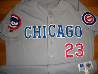 1992 Chicago Cubs Ryne Sandberg Authentic Game Jersey Sz 50 Russell Usa Rare Vtg