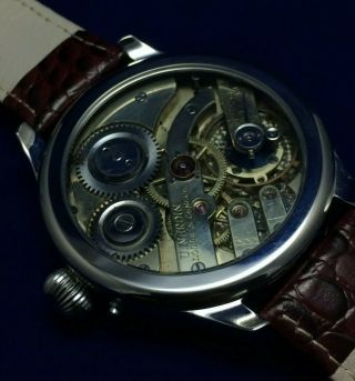 Luxury Vintage Watch ULYSSE NARDIN Art Work Dial Mechanical Men ' s Wristwatch 11